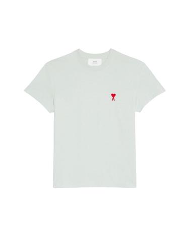 [해외직구] 아미 스몰 하트 로고 티셔츠 페일 그린   22FW UTS001-724-302