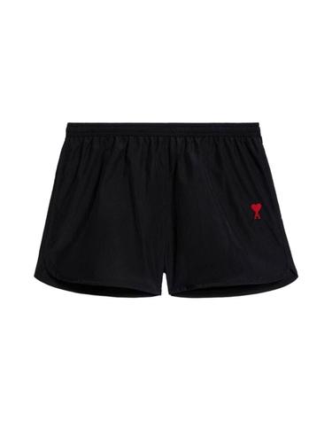 [해외직구] 아미 하트 로고 스윔 쇼츠 블랙 HBW001-PA0004-001
