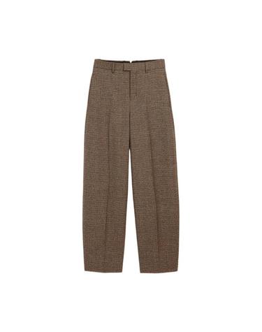 [해외직구] 아미 브라운 하운드투스 벌룬 핏 울 트라우저 초콜릿 브라운 블랙 HTR912-WV0219-A256