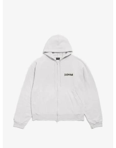 [해외직구] 발렌시아가 masking tape oversized zip up hoodie 850338TTVL7
