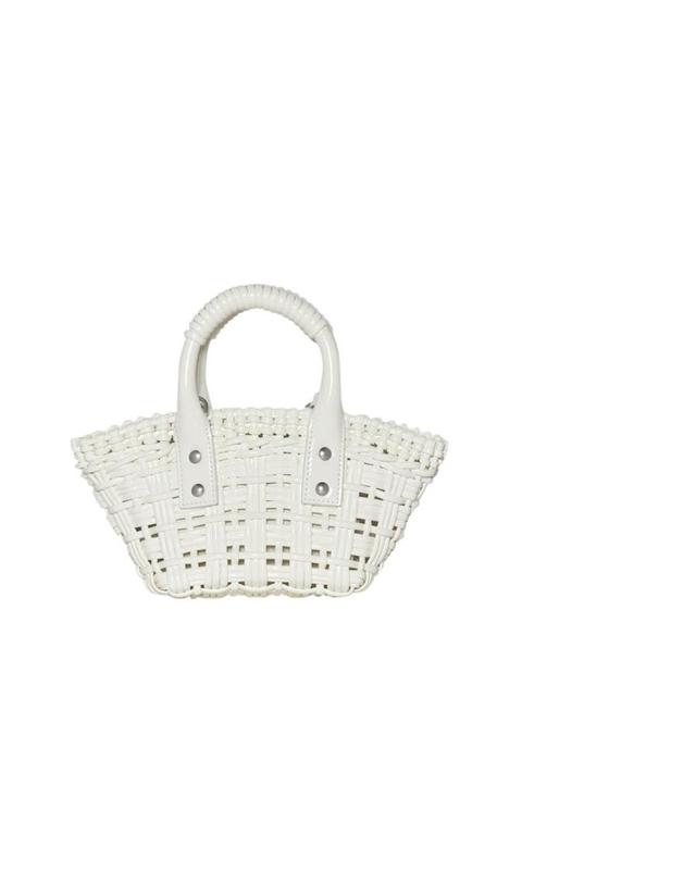 발렌시아가 [해외직구] 발렌시아가 비스트로 XXS 스트랩 베스킷 화이트 6780282IE3Y9000 착용컷