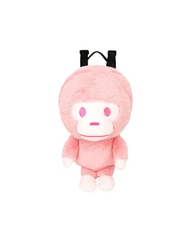 [해외직구] 베이프 베이비 마일로 플러시 인형 백팩 핑크 600780
