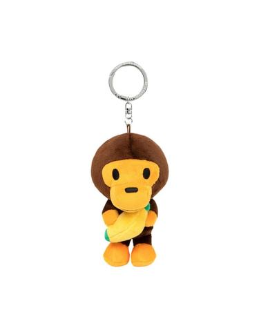 [해외직구] 베이프 베이비 마일로 바나나 플러시 인형 키체인 12cm 브라운 853088