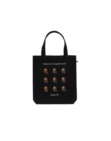 [해외직구] 베이프 Bape com 토트백 베이펙 블랙 546196