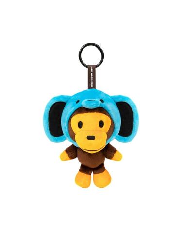 [해외직구] 베이프 베이비 마일로 엘레프 플러시 인형 키체인 15cm 삭스 1100386
