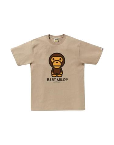 [해외직구] 베이프 베이비 마일로 티셔츠 베이지 318965