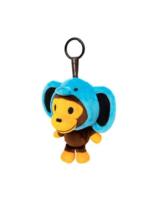 베이프 [해외직구] 베이프 베이비 마일로 엘레프 플러시 인형 키체인 15cm 삭스 1100386 착용컷