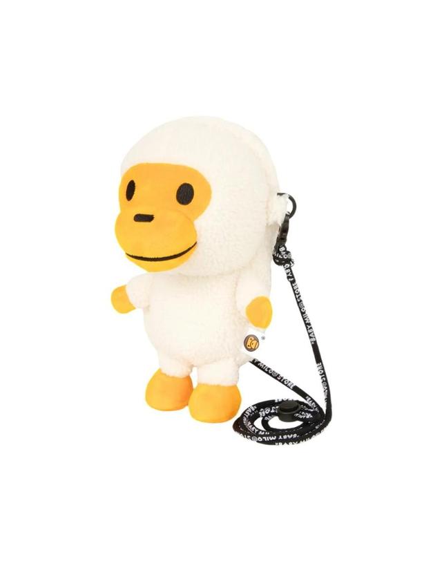 베이프 [해외직구] 베이프 베이비 마일로 플러시 인형 모바일 폰 백 2 아이보리 1076732 착용컷