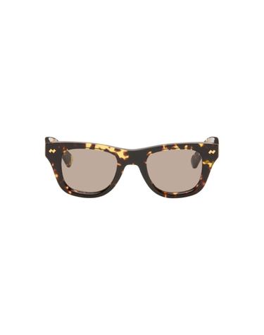 [해외직구] Bottega Veneta 선글라스 브라운   옐로우 디지 스퀘어 선글라스 262798M134011