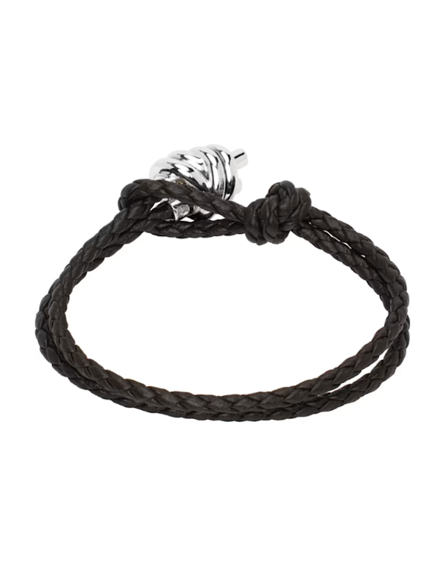 보테가 베네타 보테가베네타 [해외직구] Bottega Veneta 팔찌 브라운 가죽 브레이슬릿 251798M142002 착용컷