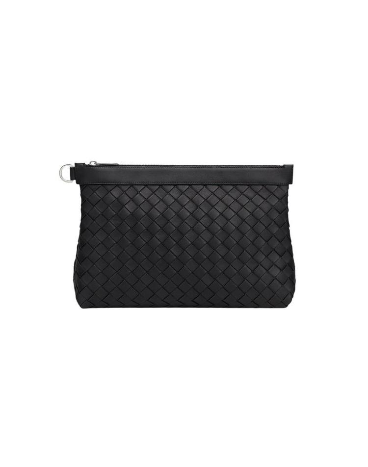 Bottega Veneta [해외] 보테가 베네타 클래식 인트레치아토 레더 도큐먼트 케이스 블랙 651852V0E518803 FBYXXX03800