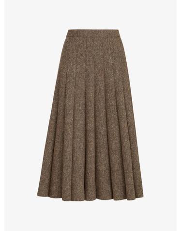 [해외직구] 브루넬로 쿠치넬리 virgin wool Donegal pleated skirt MD002G4092C002