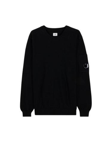 [해외직구] C P  컴퍼니 씨 아일랜드 롱슬리브 니트 블랙   23SS 14CMKN237A004037A999