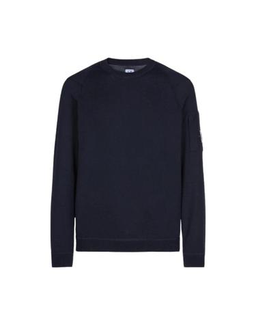 [해외직구] C P  컴퍼니 씨 아일랜드 니트 토탈 이클립스 블루   23SS 14CMKN129A004037A888
