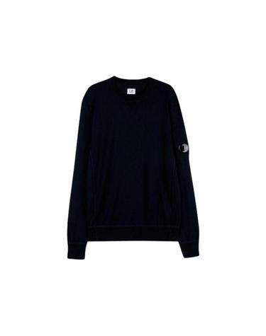 [해외직구] C P  컴퍼니 씨 아일랜드 스웨트셔츠 토탈 이클립스 블루   23SS 14CMKN127A004037A888