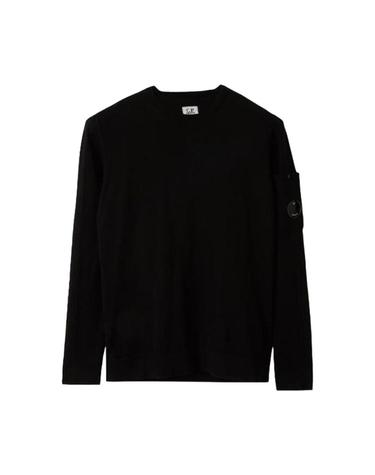 [해외직구] C P  컴퍼니 씨 아일랜드 미디움 스웨터 블랙   21SS 10CMKN139A004037A999