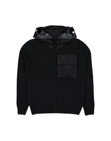 [해외직구] C P  컴퍼니 램스울 믹스드 익스플로러 스웨터 블랙   25FW 19CMKN245A110149M999