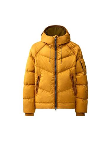 [해외직구] C P  컴퍼니 다운 쉴드 렌즈 후드 퍼퍼 벅 쏜 브라운   26FW 21CMOW210A110655G232