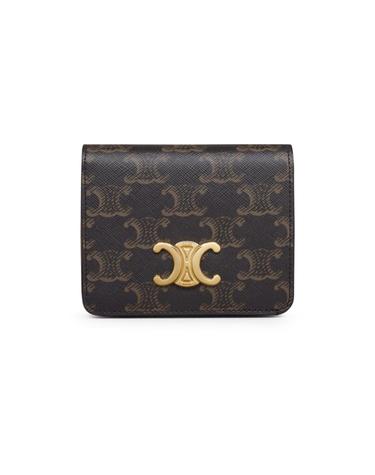 [해외직구] 셀린느 Triomphe compact wallet in Triomphe canvas CEL7S9Q5BEIZZZZZ00