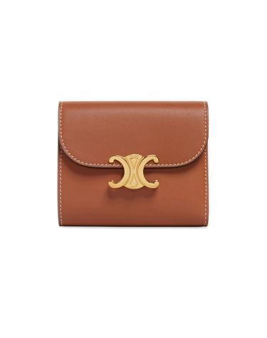 [해외직구] 셀린느 Small flap wallet triomphe in shiny smooth lambskin CEL2D6M5MULLLLLL00