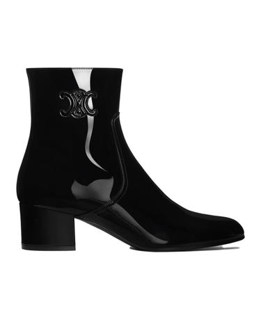 [해외직구] 셀린느 Triomphe zipped boots in patent calf leather CEL5W6D3BCKI21A100