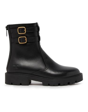 [해외직구] 셀린느 Margaret calfskin double buckle zipped boots CEL5964NBCK542AA00