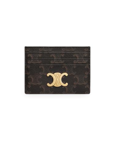 [해외직구] 셀린느 Triomphe card holder in Triomphe canvas CEL3W4V9BEIZZZZZ00