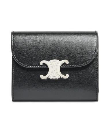 [해외직구] 셀린느 Triomphe small flap in shiny calfskin wallet CELV6452BC1ZZZZZ01