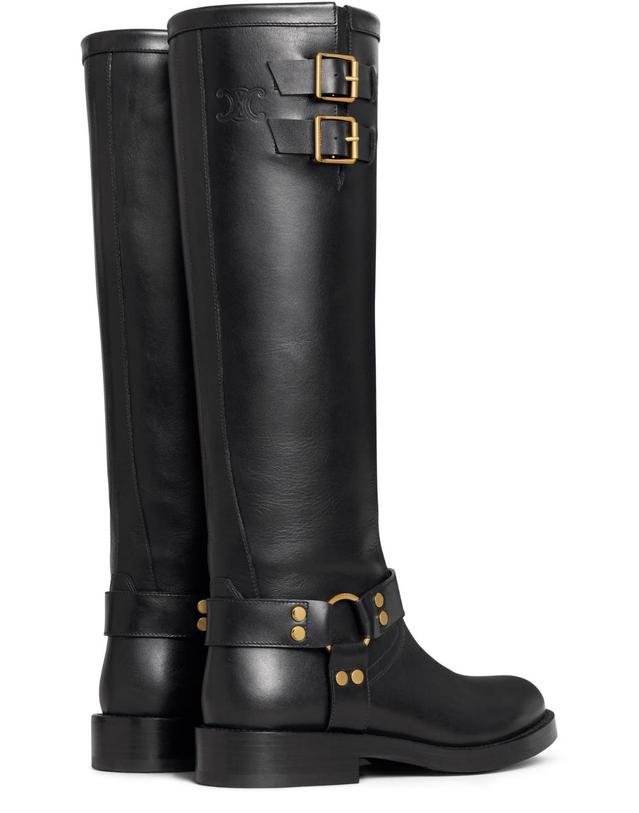 셀린느 [해외직구] 셀린느 Biker high boots in calfskin CEL27C7ABCKO2AAA00 착용컷
