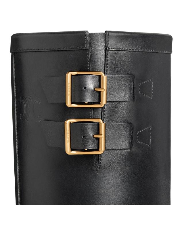 셀린느 [해외직구] 셀린느 Biker high boots in calfskin CEL27C7ABCKO2AAA00 착용컷