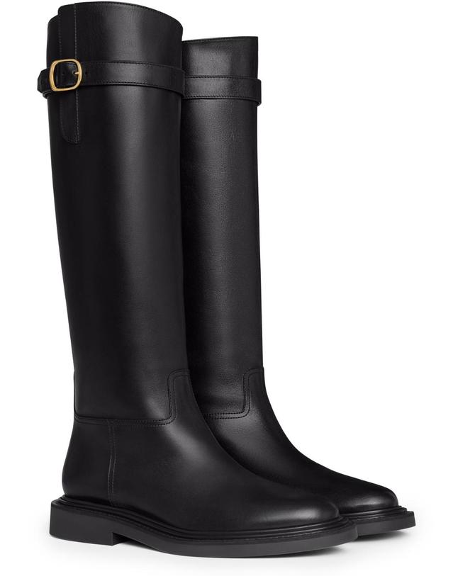 셀린느 [해외직구] 셀린느 Universite high boots in calfskin CEL5MXU7BCKJA11A00 착용컷