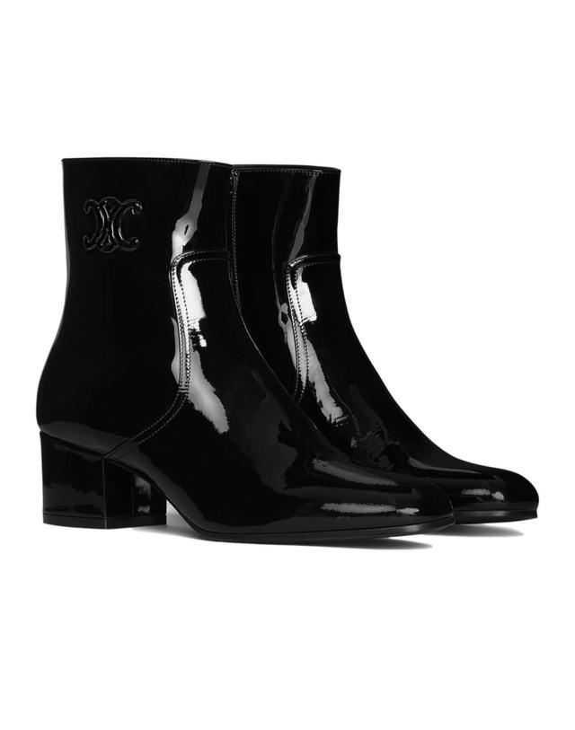 셀린느 [해외직구] 셀린느 Triomphe zipped boots in patent calf leather CEL5W6D3BCKI21A100 착용컷