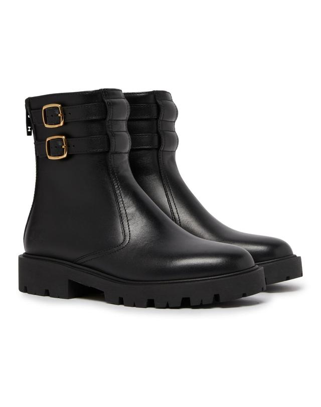 셀린느 [해외직구] 셀린느 Margaret calfskin double buckle zipped boots CEL5964NBCK542AA00 착용컷