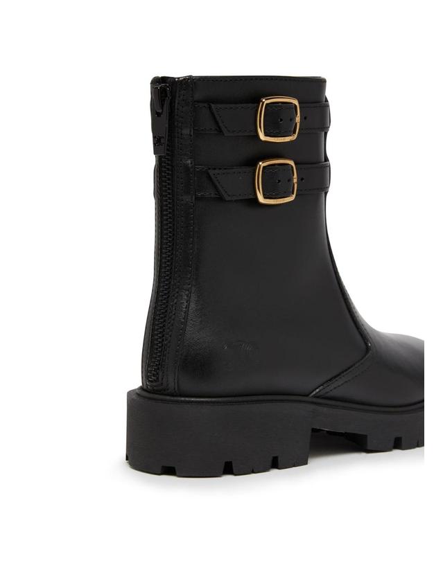 셀린느 [해외직구] 셀린느 Margaret calfskin double buckle zipped boots CEL5964NBCK542AA00 착용컷