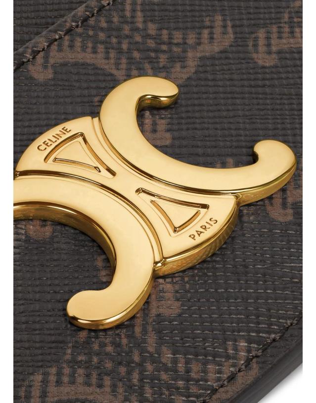 셀린느 [해외직구] 셀린느 Triomphe card holder in Triomphe canvas CEL3W4V9BEIZZZZZ00 착용컷