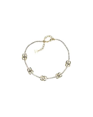 [해외직구] 샤넬 초커 메탈 스트라스   골드 크리스탈 AB9925-B09972-NM120