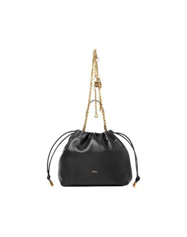 [해외직구] 끌로에 스몰 끌로에 아이콘 숄더백 체인 소프트 레더 블랙 CH26UP789R12001
