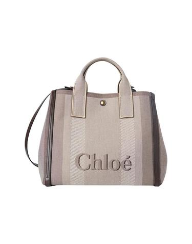 [해외직구] 끌로에 캐리 캔버스 토트백 콜 브라운 CHC25SS910O6524X