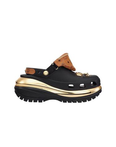 [해외직구] 크록스 x MCM 메가 크러쉬 클로그 블랙  벨트백 브레이슬릿 포함 MEXDAMM08BK/209357-001