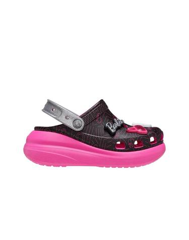 [해외직구] 크록스 x 바비 클래식 크러쉬 클로그 블랙 핑크 208819-001