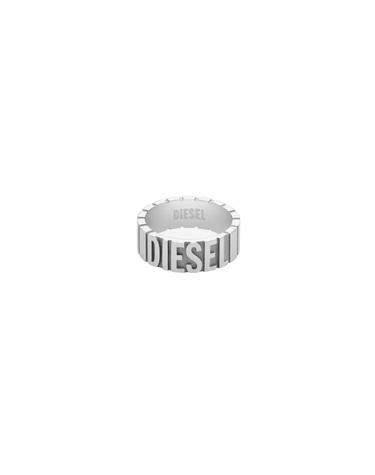 [해외직구] 디젤 Dx1390 스테인리스 스틸 밴드 링 실버 DX1390