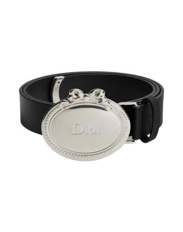 [해외직구] 디올 메달리온 벨트 그레인드 카프스킨 30mm 블랙 4730PDTOL-H00N