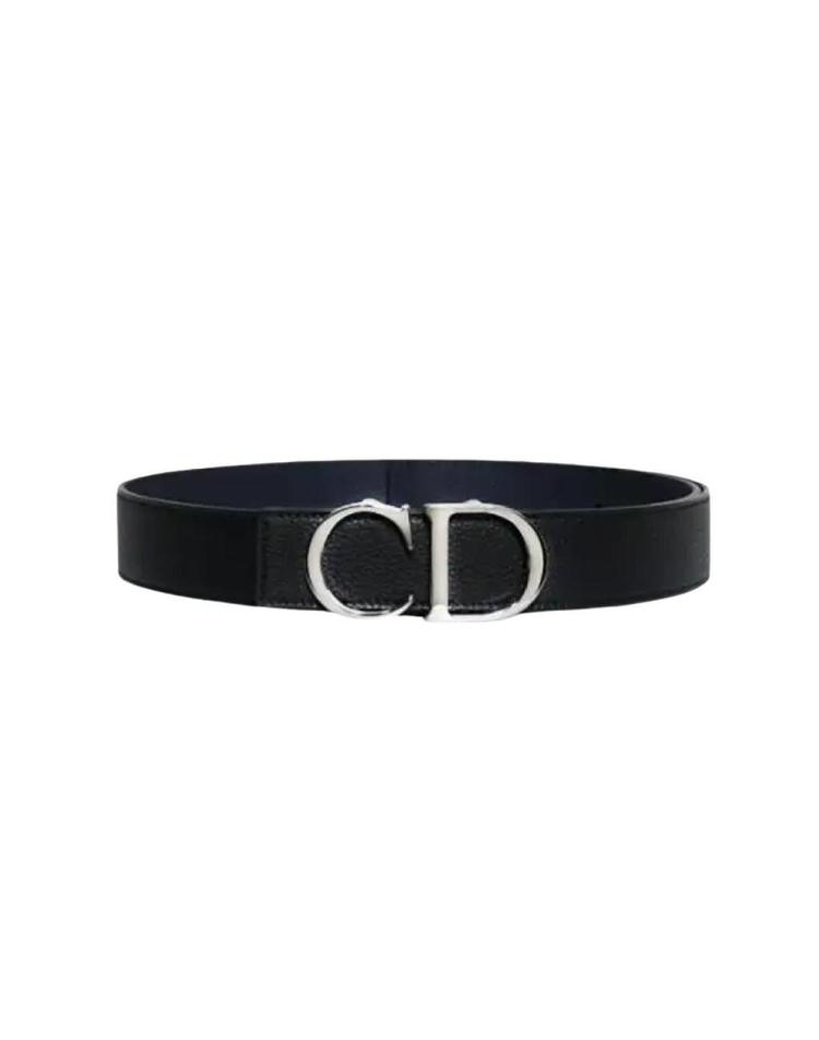 디올 [해외] 디올 35mm 리버시블 CD 벨트 그레인드 카프스킨 블랙 네이비 4353RUTAM-H16Q FBZOXX10950