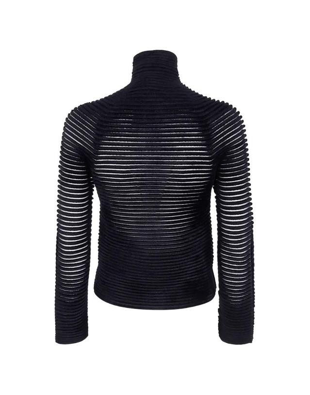 조르지오 아르마니 조르지오알마니 [해외직구] 조르지오아르마니 Ottoman ribbed knit zip up cardigan GW004179AF29371 착용컷