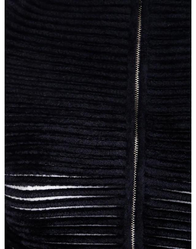 조르지오 아르마니 조르지오알마니 [해외직구] 조르지오아르마니 Ottoman ribbed knit zip up cardigan GW004179AF29371 착용컷