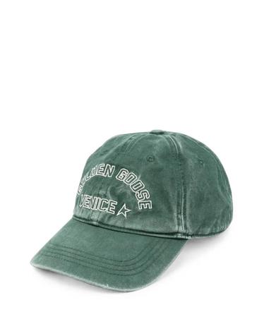 [해외직구] Golden Goose  로고 자수 베이스볼 캡 모자 GUP02837P002618