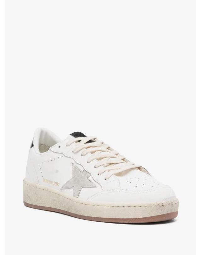 골든구스 [해외직구] Golden Goose 아이스 그레이 스웨이드 스타 앤 글로시 블랙 레더 힐 탭 볼 스타 스니커즈 GMF00804F006970 착용컷