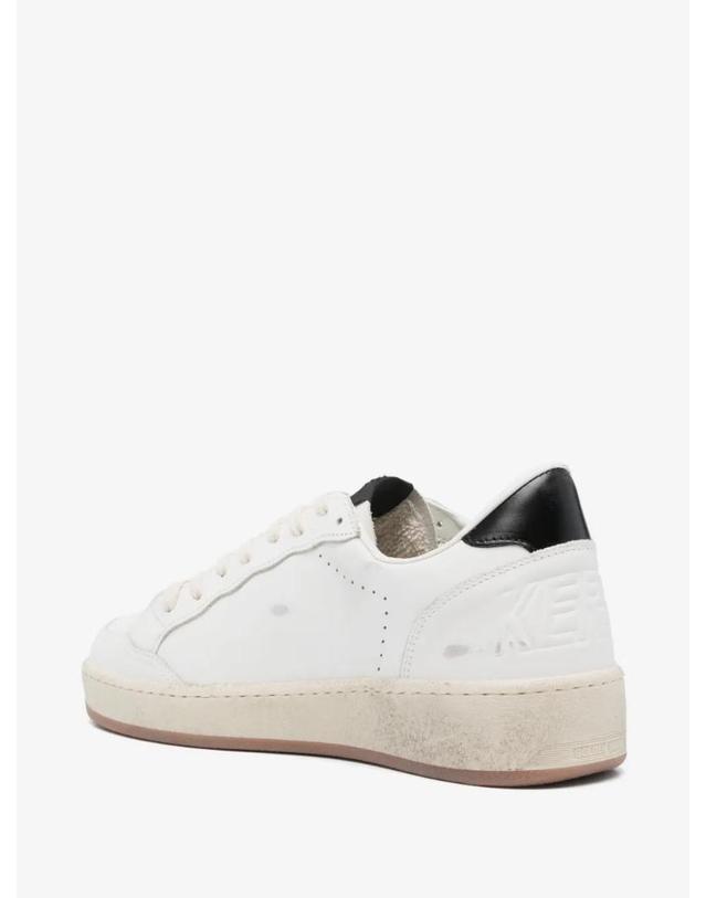 골든구스 [해외직구] Golden Goose 아이스 그레이 스웨이드 스타 앤 글로시 블랙 레더 힐 탭 볼 스타 스니커즈 GMF00804F006970 착용컷