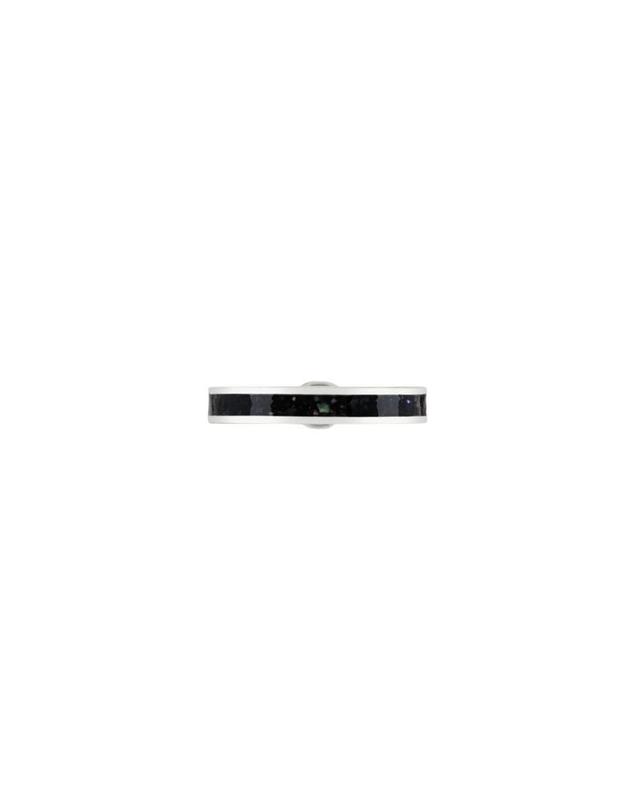 구찌 [해외직구] 구찌 인터로킹 G 링 블랙 실버 701620-J8410-1064 착용컷