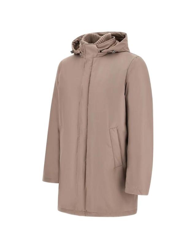 에르노 [해외직구] 에르노 hooded trench coat PI001155U126382600 착용컷